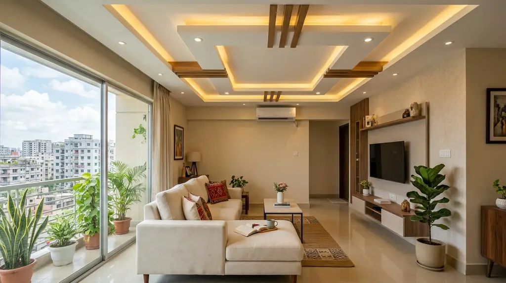 False ceiling design for living room Bangladesh: 10 practical layouts for new Dhaka flats