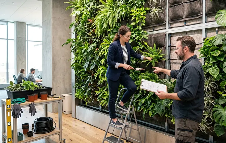 Vertical garden design & installation coordination