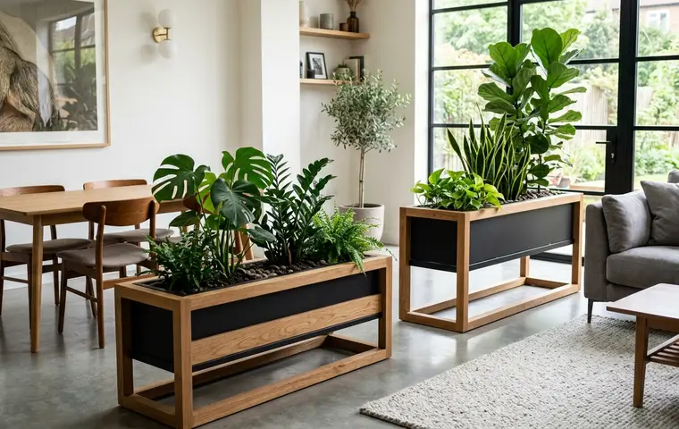 Planter box design (wood/metal) and placement