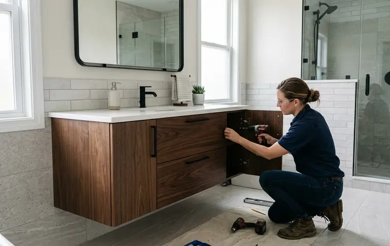Vanity cabinet design & installation