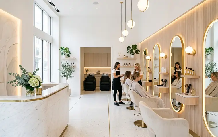 Beauty salon interior design