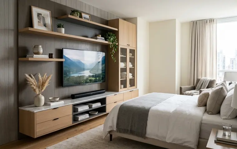 Bedroom TV unit design & installation
