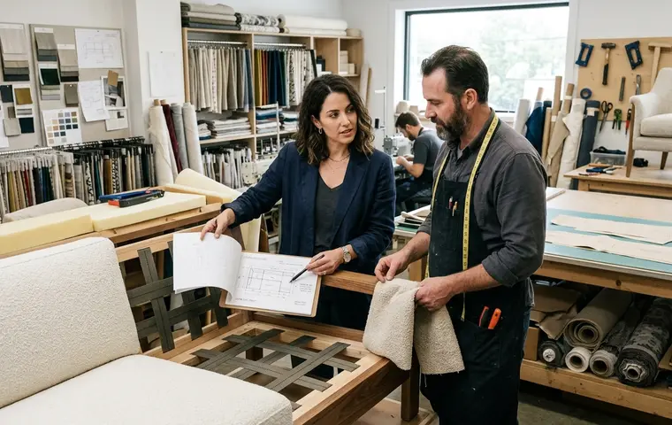 Custom sofa design & manufacturing coordination