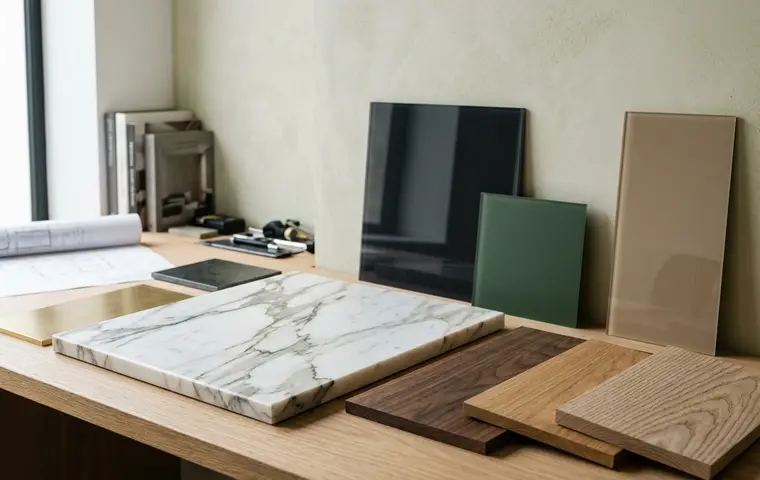 Premium material sourcing (marble/veneer/back-painted glass)