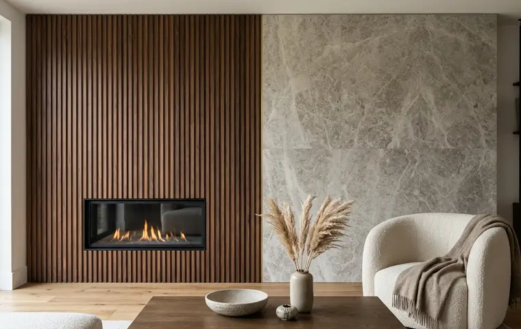 Luxury wall cladding design (stone/veneer/fluted panels)