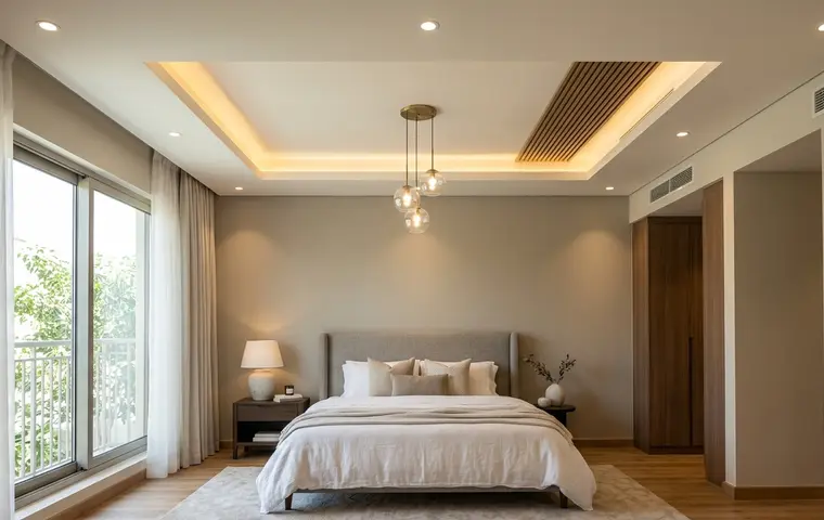 Bedroom false ceiling design & execution