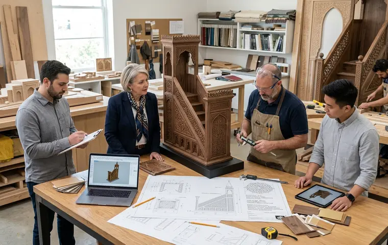 Minbar design & fabrication coordination