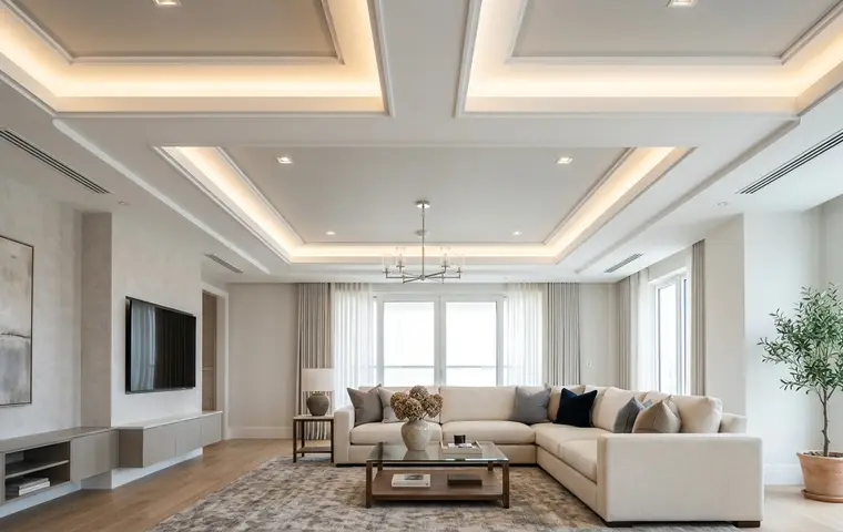 False ceiling design for living room