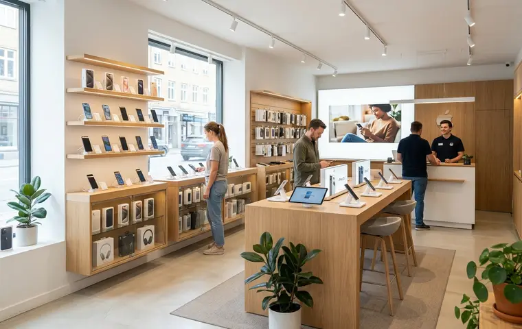 Mobile shop interior design
