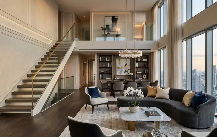 Luxury interior design for duplex