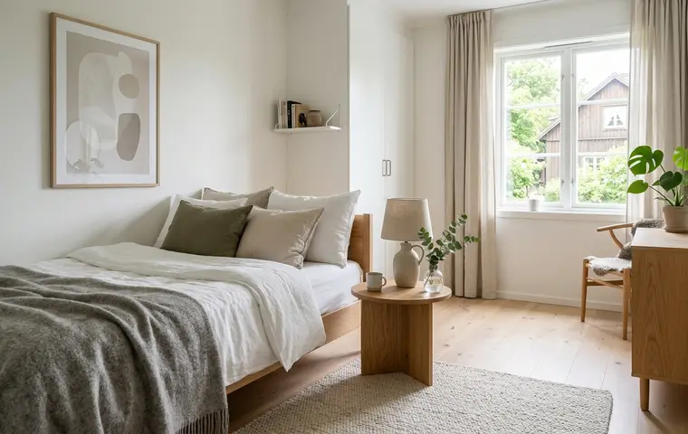 Scandinavian bedroom interior design