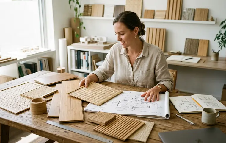 Bamboo-based interior finishes planning