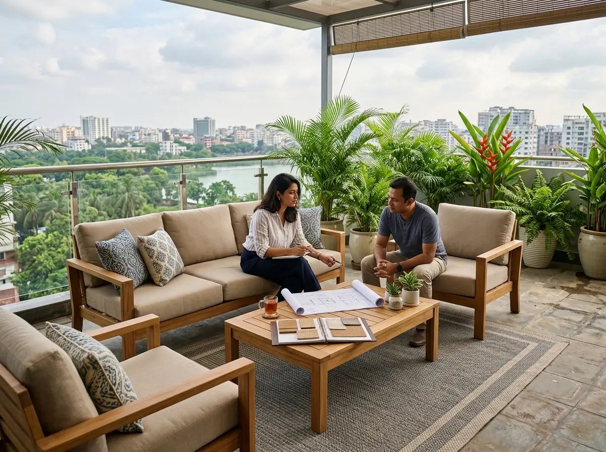 Weather-resistant outdoor furniture planning