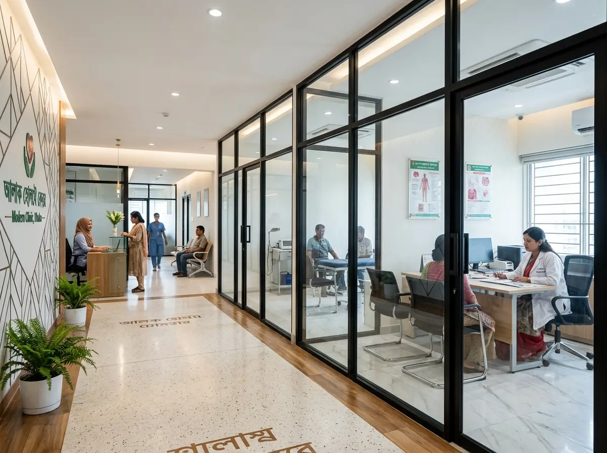 Fast Clinic Partitioning Interior Design in Bangladesh
