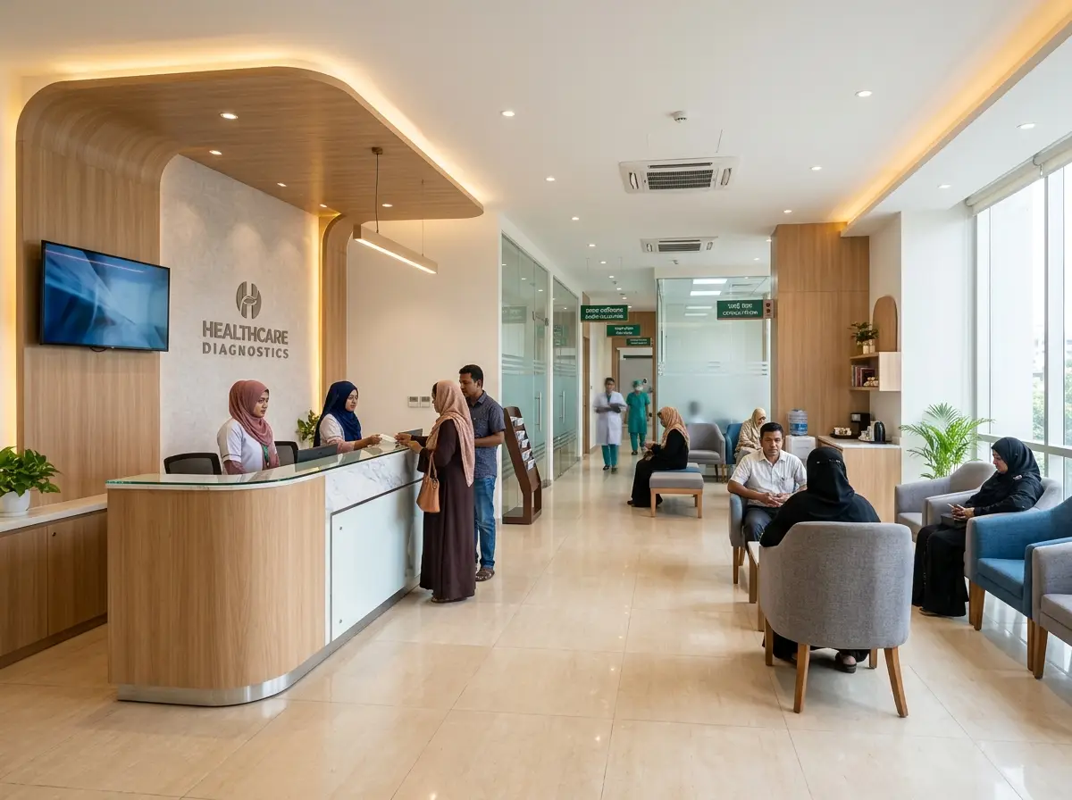 Diagnostic center interior design