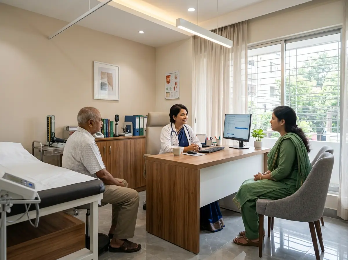 Doctor chamber interior design