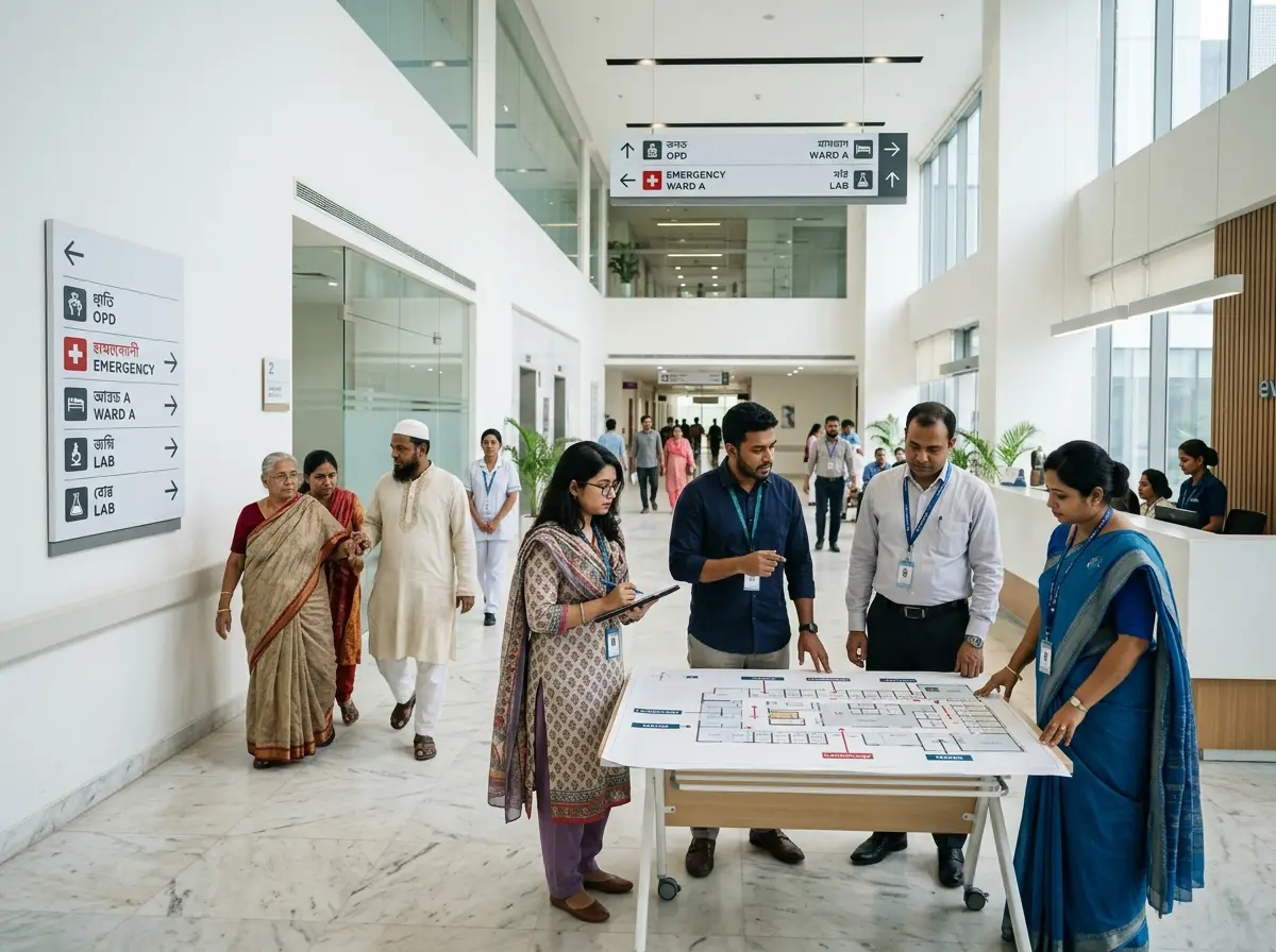 Fix hospital confusion with Interior Design in Bangladesh