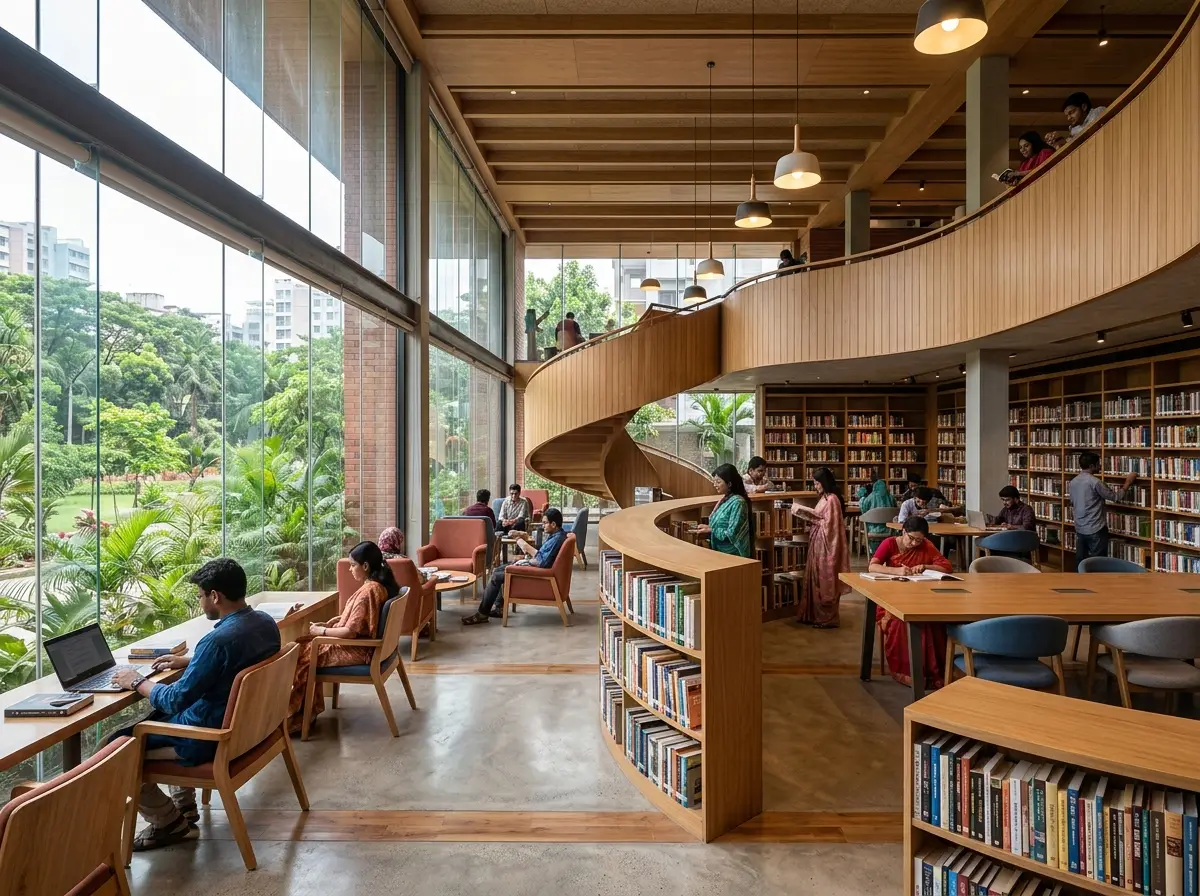 Library interior design