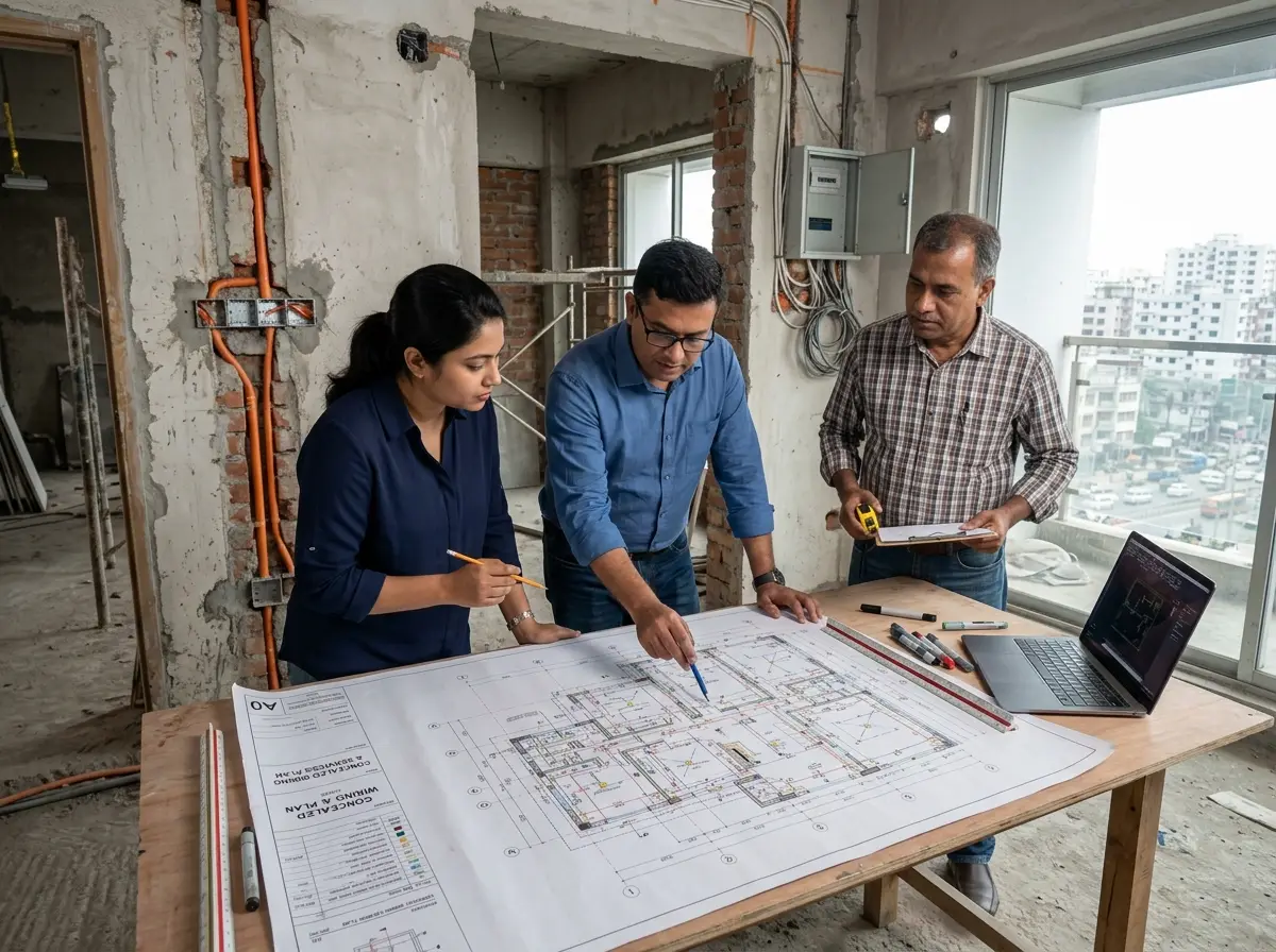 Stop messy cables with Interior Design in Bangladesh
