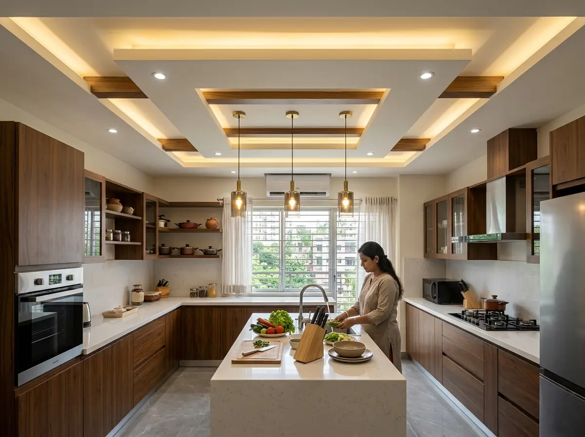 Kitchen false ceiling design