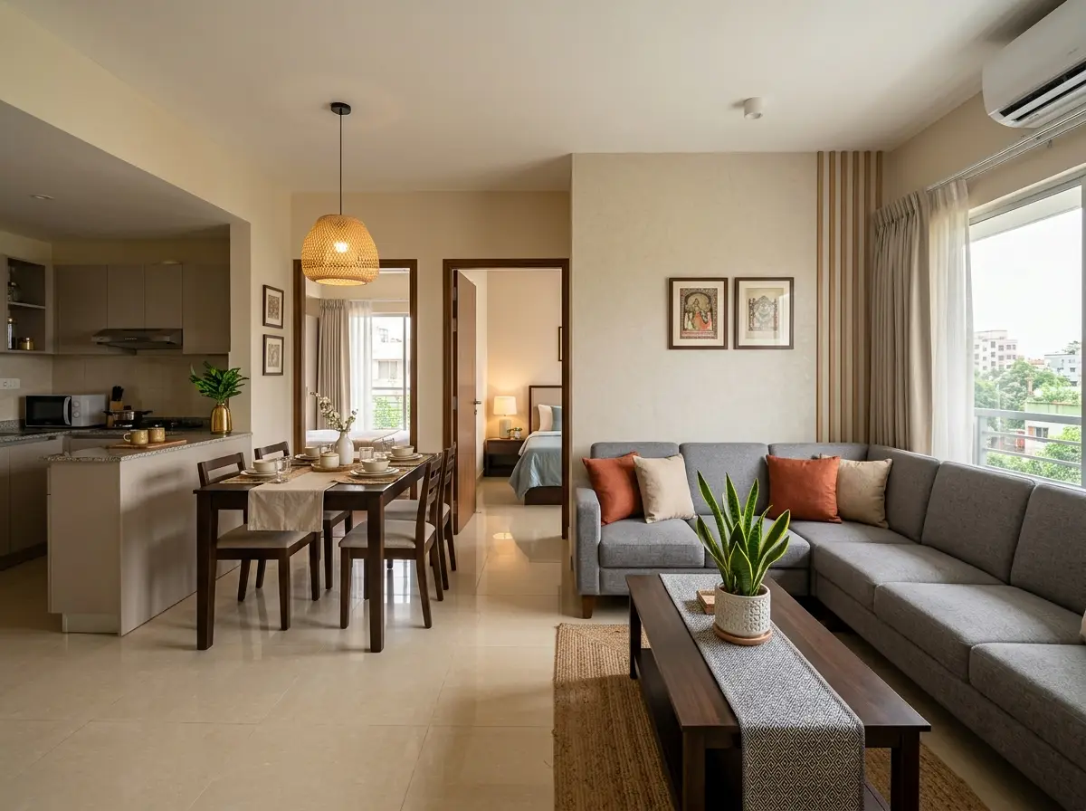 Complete home interior package for 2 bedroom flat