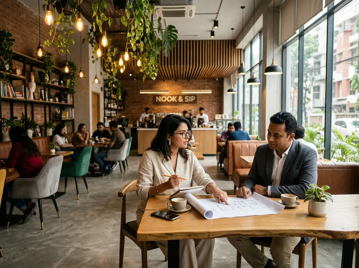 Cafe interior designer in gulshan for Bangladesh