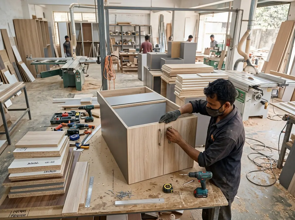 Fast kitchen cabinet wins with Interior Design in Bangladesh