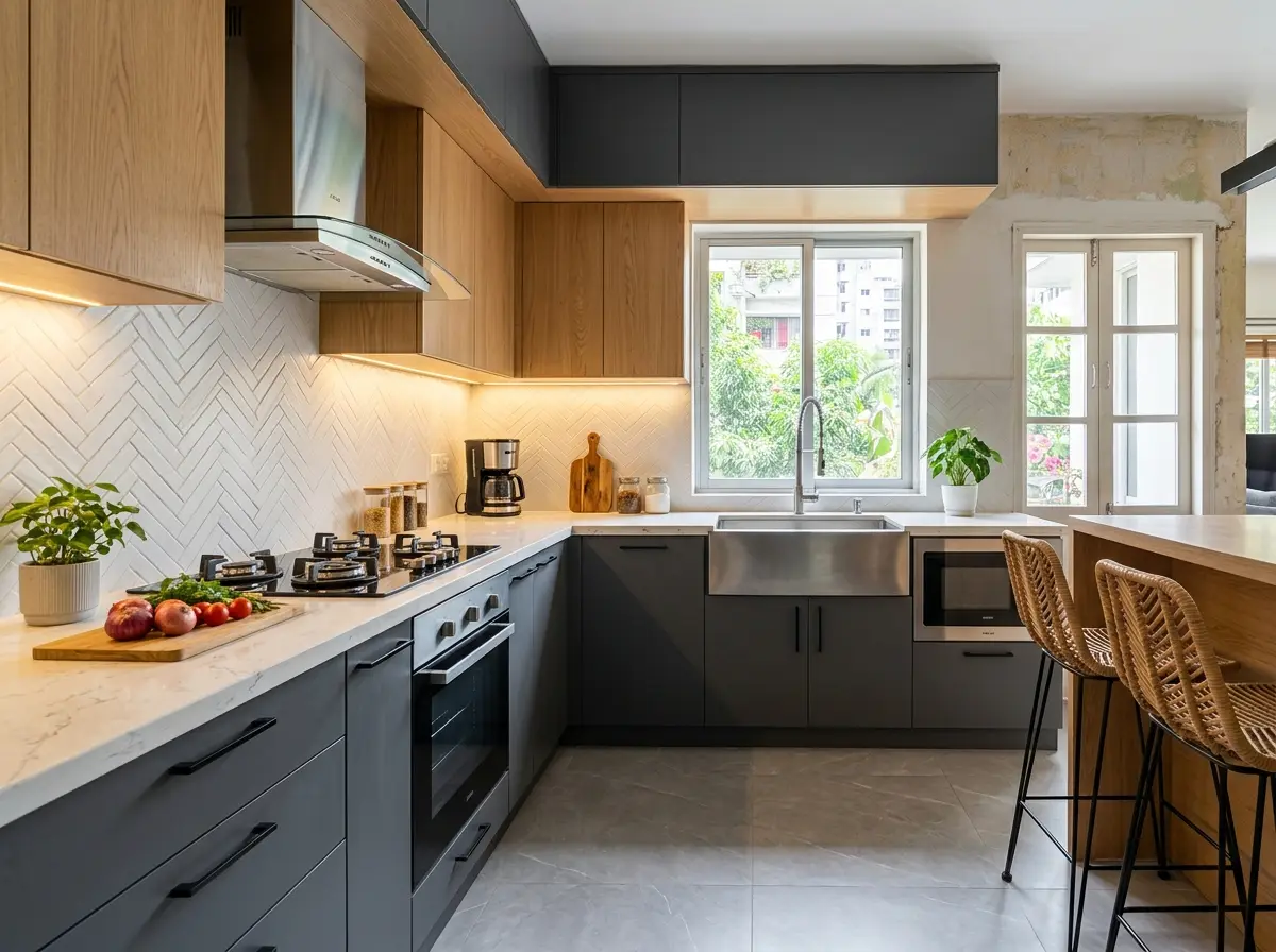 Turn your old kitchen new with Interior Design in Bangladesh