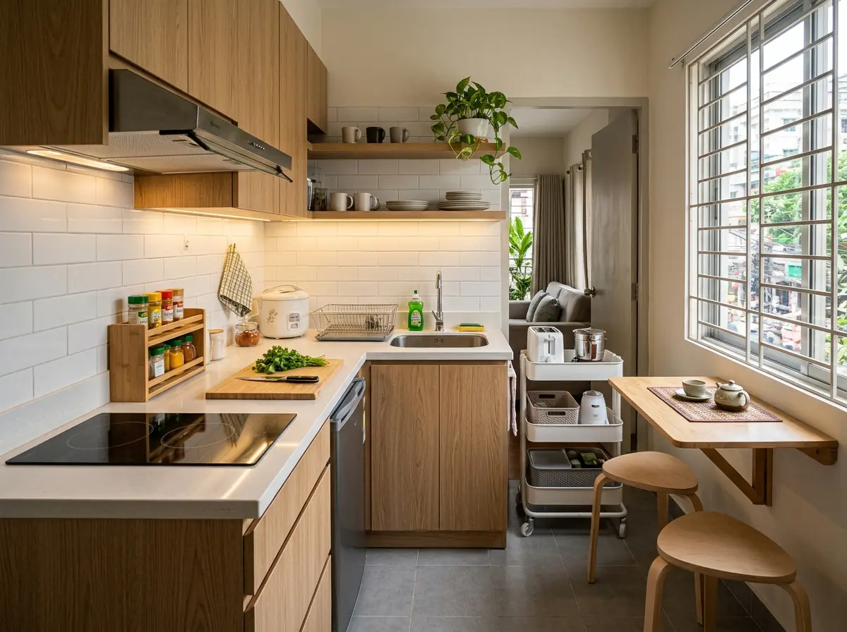 Small Kitchen Wins with Interior Design in Bangladesh