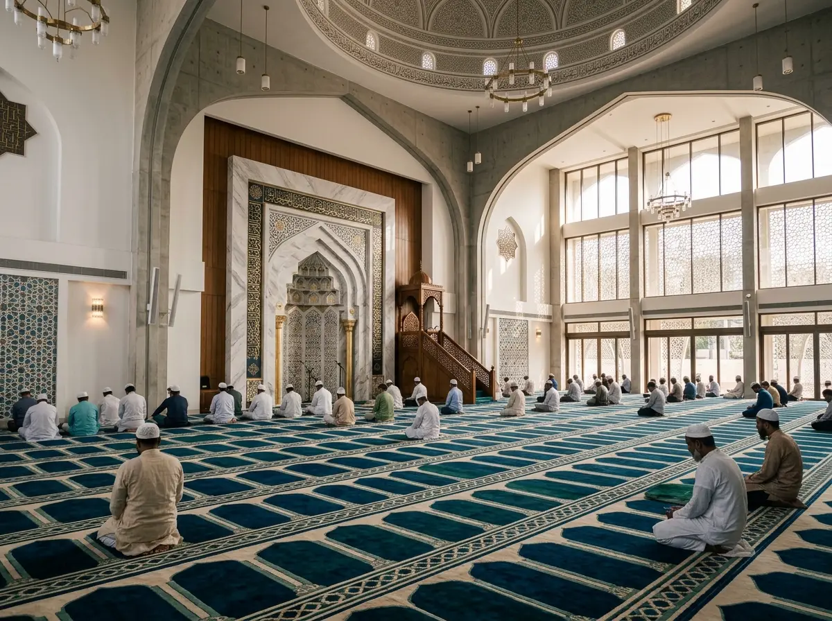 Mosque interior design Bangladesh