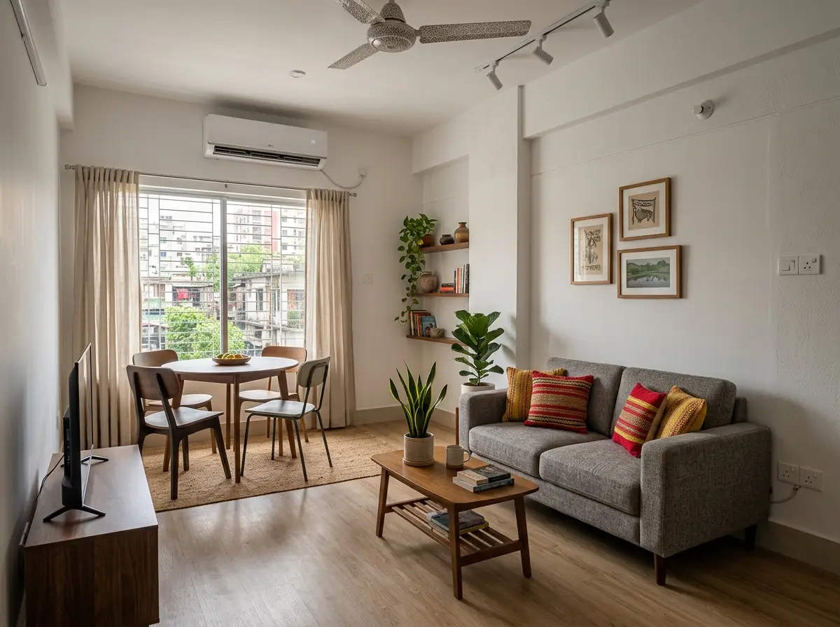 Rental apartment interior makeover (budget)
