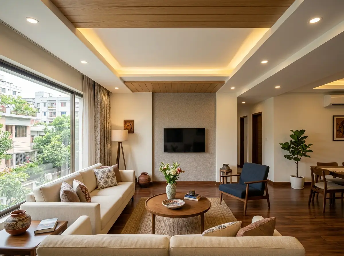 False ceiling design for living room