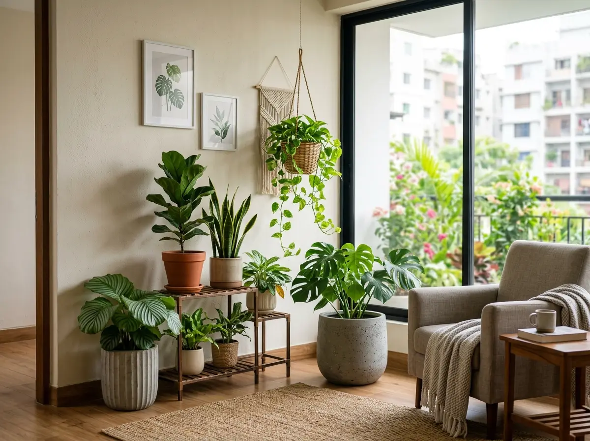 Fresh Indoor Planter/Green Corner Design in Bangladesh