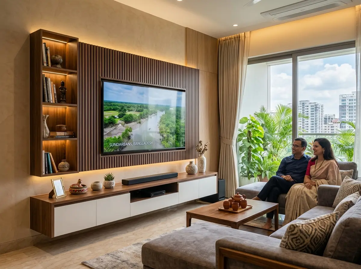 TV unit design & installation