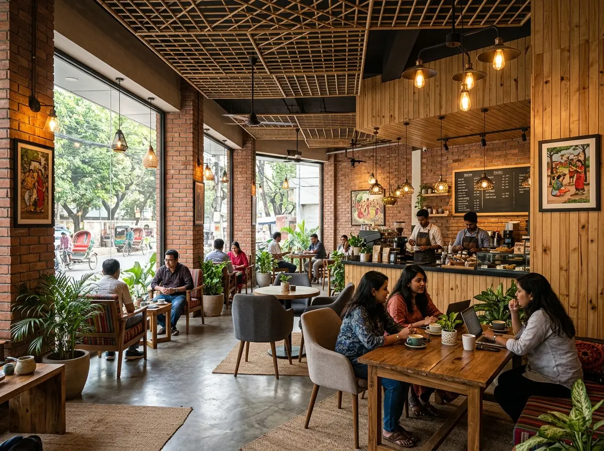 Cafe interior design Dhaka