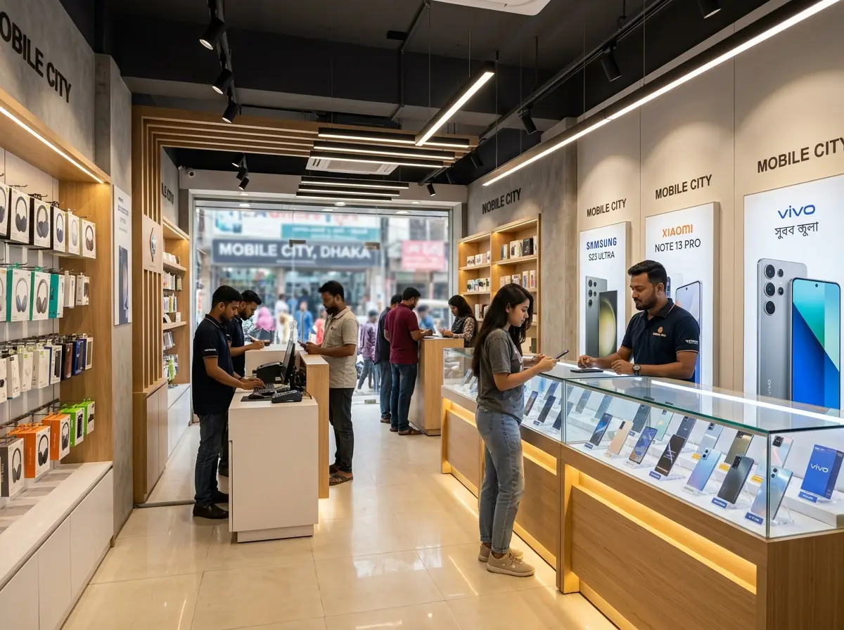 Mobile Shop Interior Design in Bangladesh That Sells More