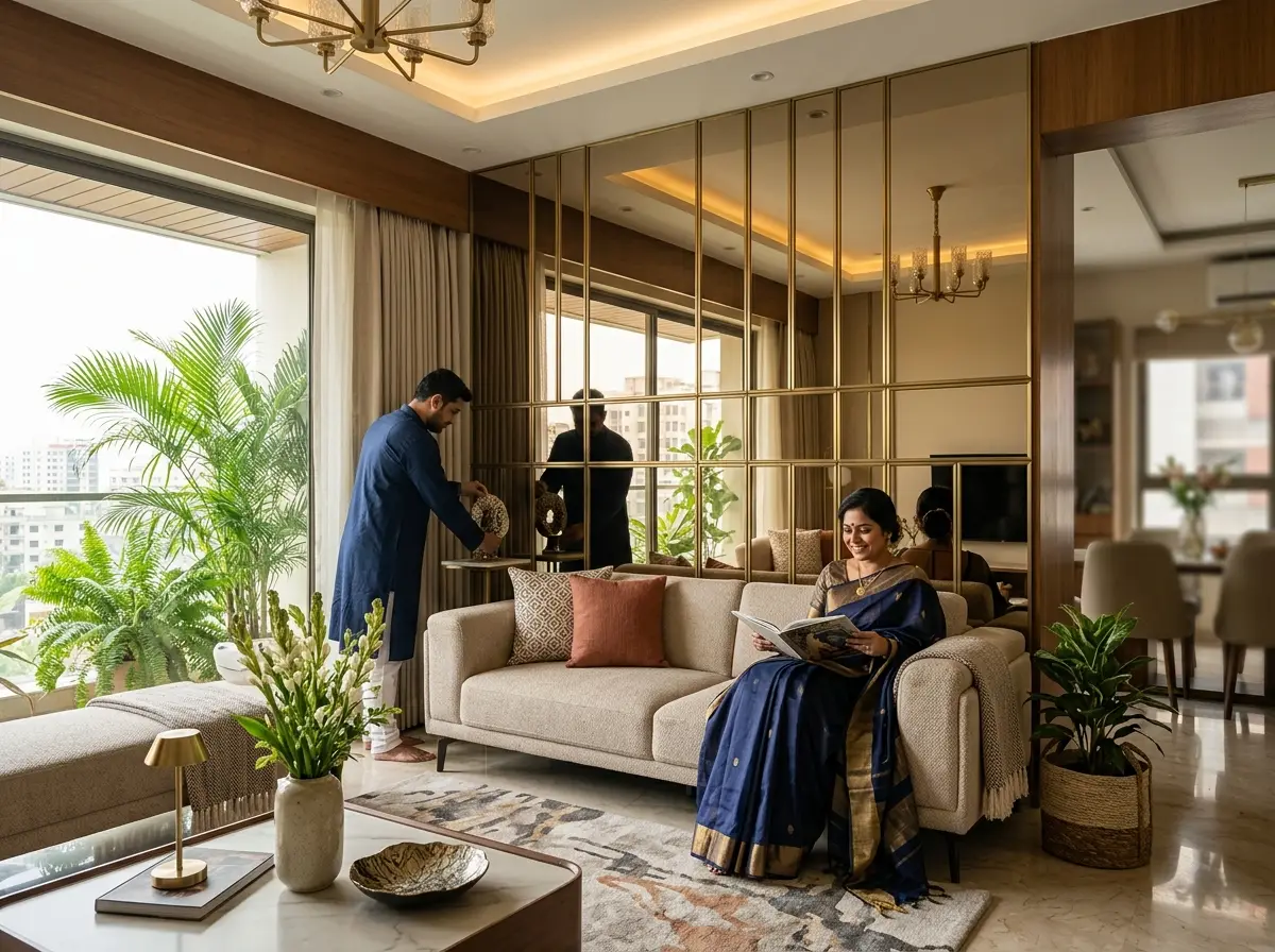Standout mirror panel walls for Interior Design in Bangladesh