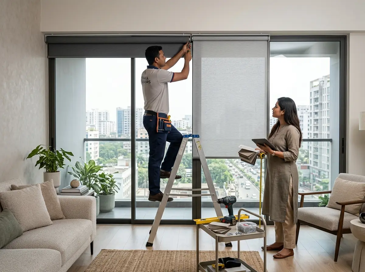 Roller blind supply & installation coordination
