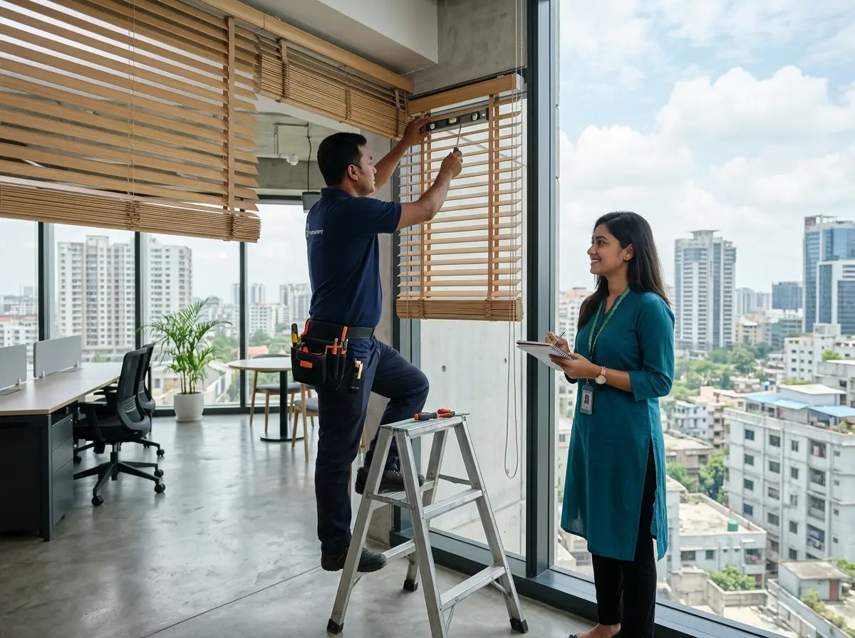 Venetian blind supply & installation coordination