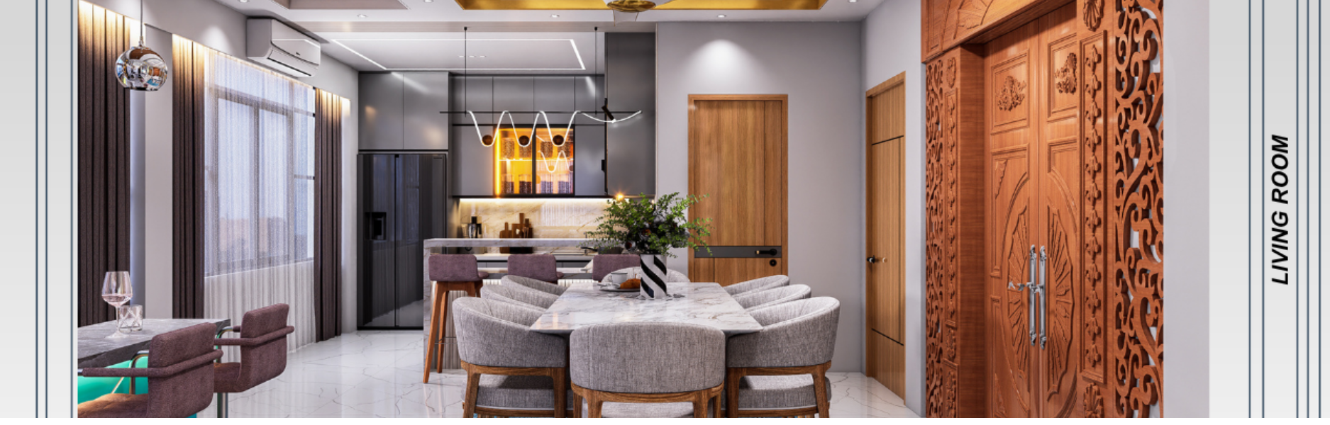 Dining & Kitchen Interior Design in Cumilla – Miraz Home