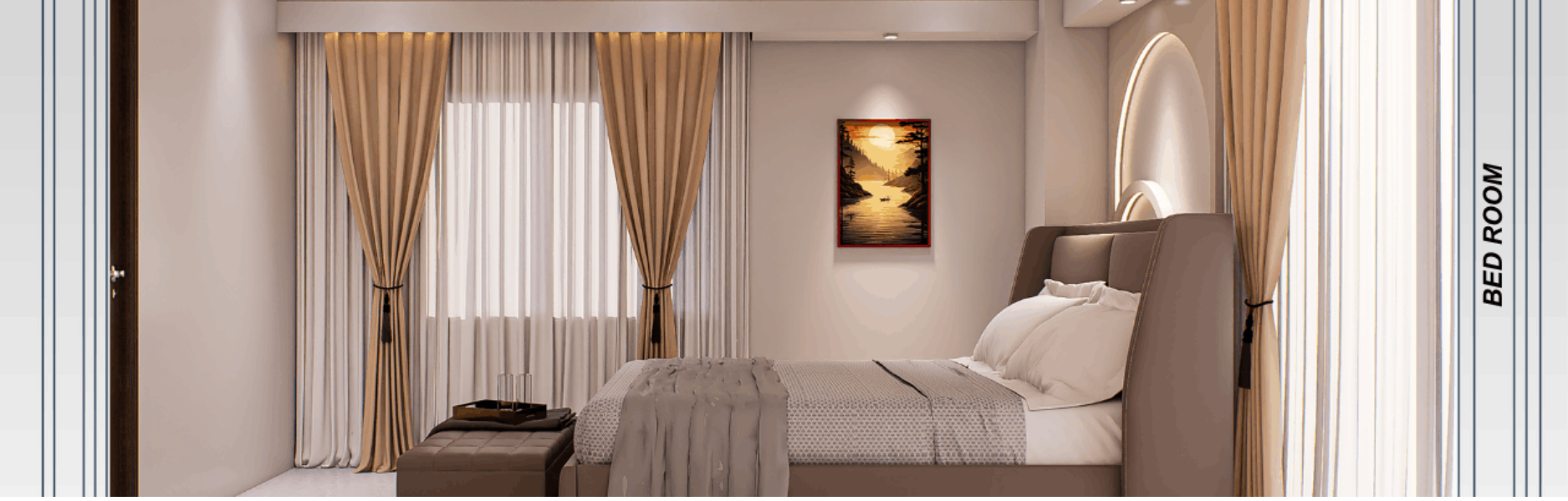 Modern Bedroom Interior Design in Cumilla – Monir Home