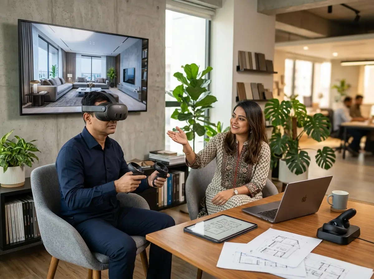 VR walkthrough presentation for clients in Bangladesh
