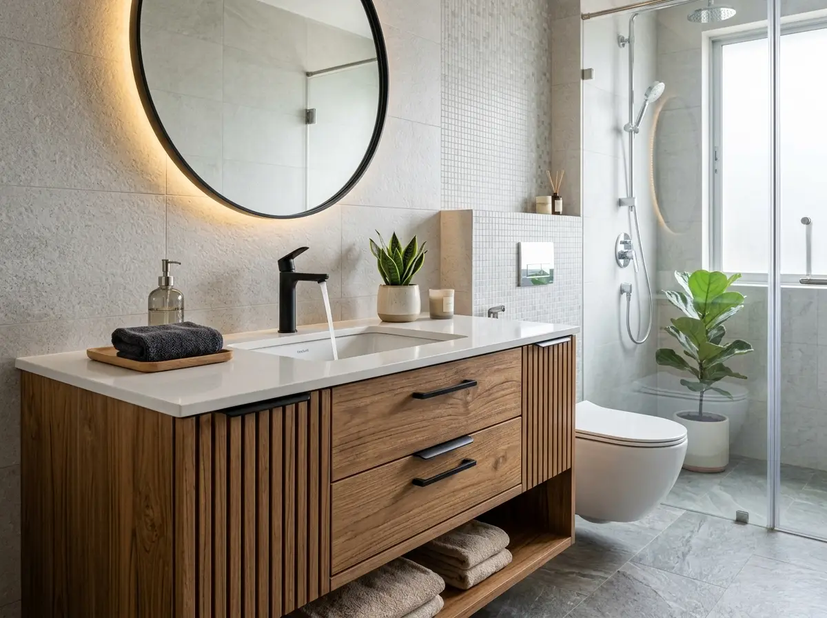 Vanity cabinet design & installation in Bangladesh