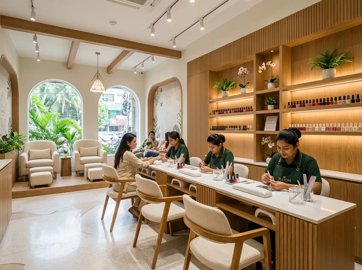 Stunning Nail Studio Interior Design in Bangladesh