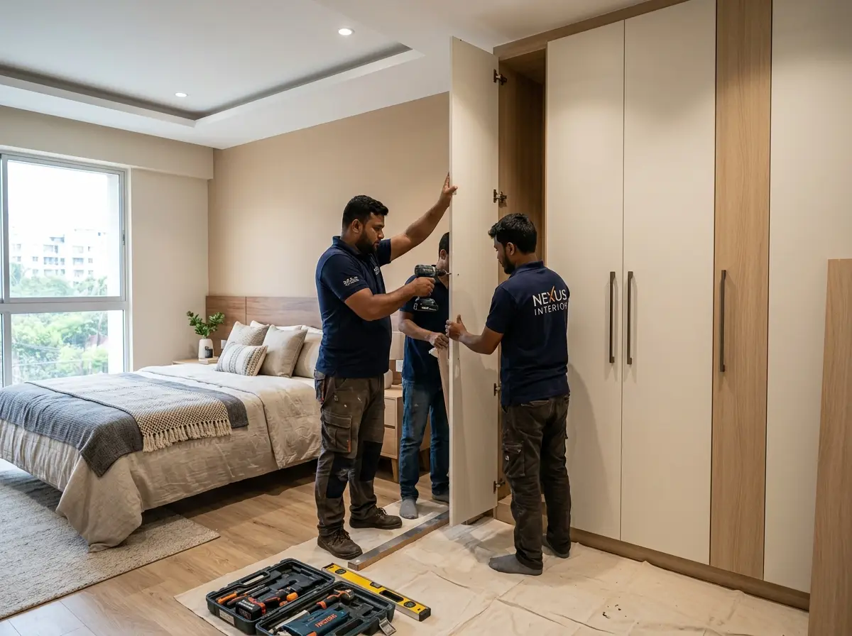 Hinged wardrobe design & installation in Bangladesh