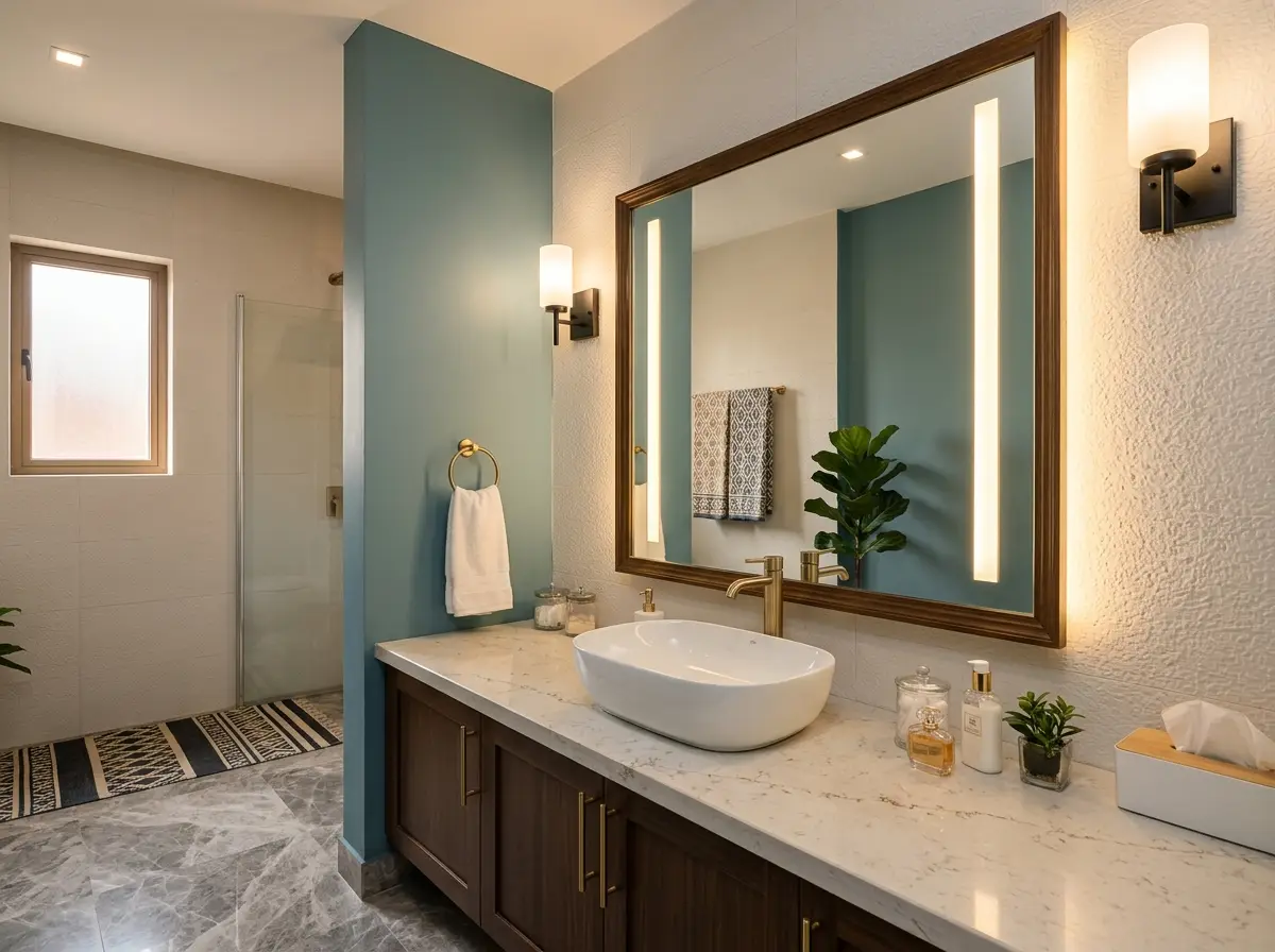 Brighten Your Home With Mirror Panel & Vanity Lighting Design in Bangladesh