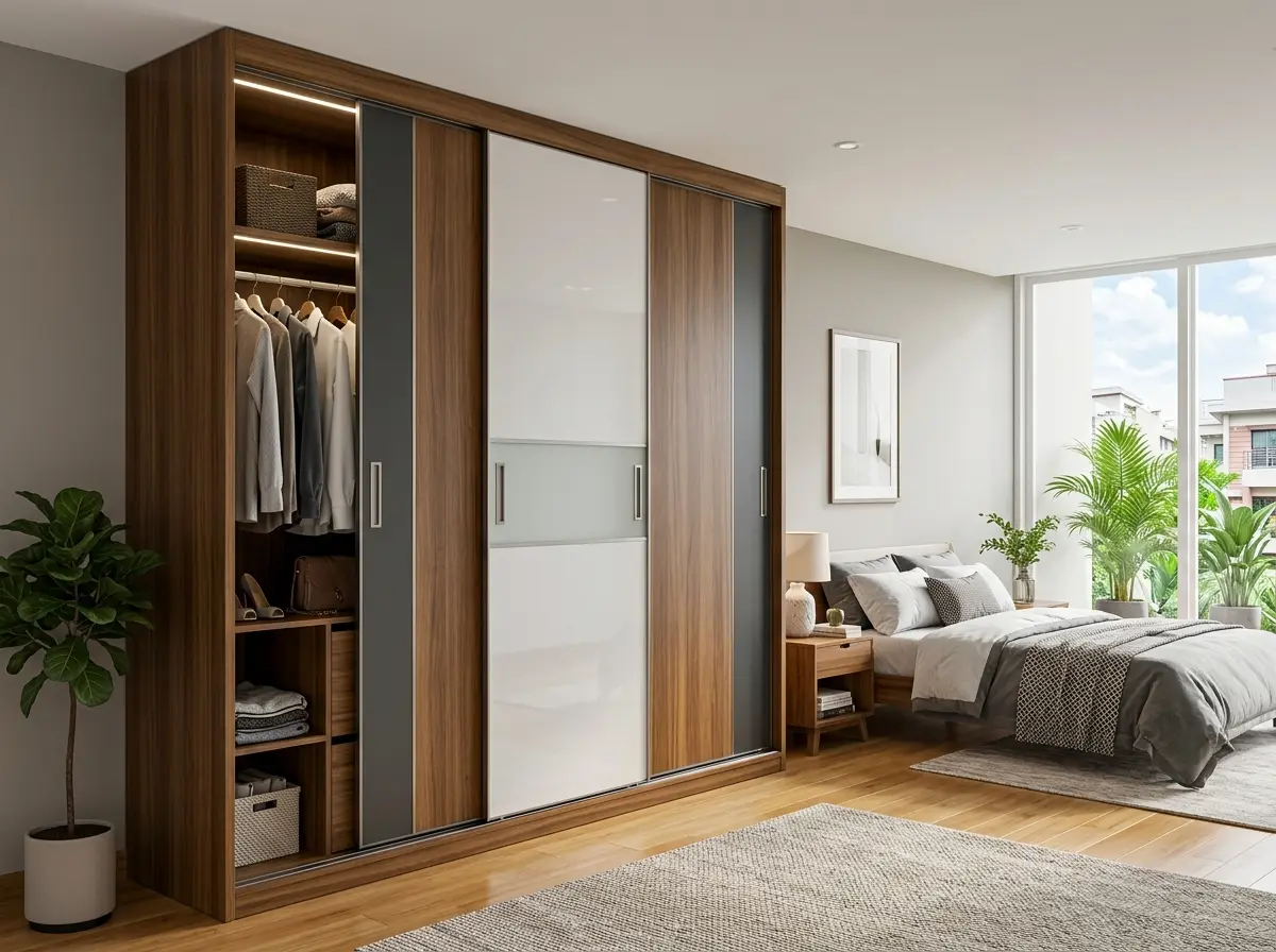 Sliding wardrobe design & installation in Bangladesh