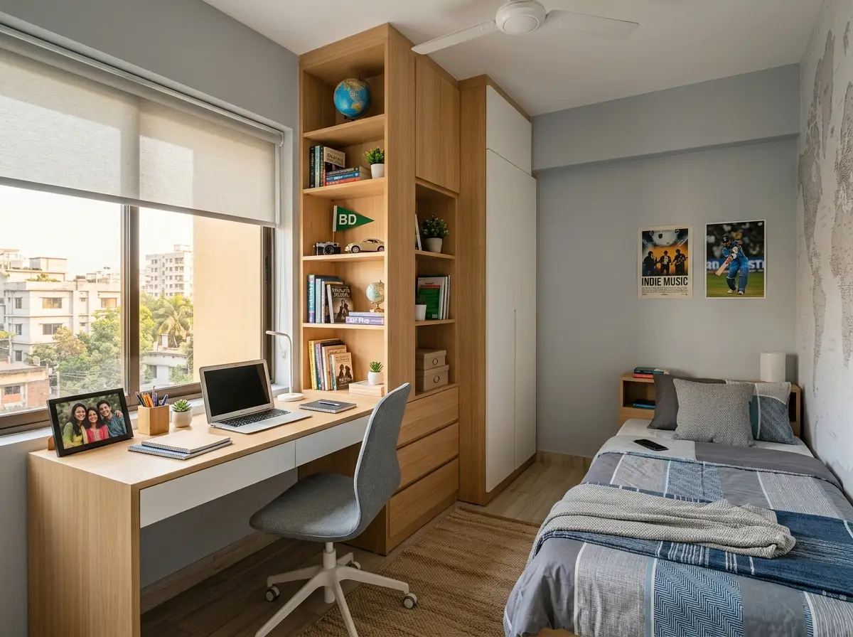 Smart Teen Room Design in Bangladesh
