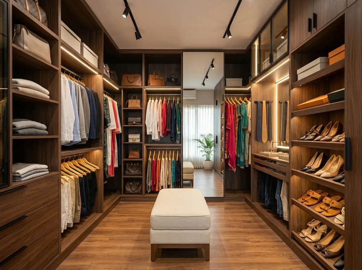Custom Walk-in Closet Design & Execution in Bangladesh