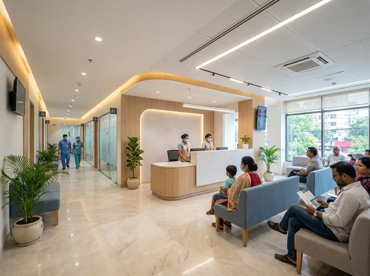 Diagnostic center interior design in Bangladesh